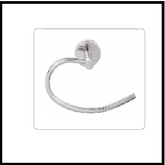 Trueliving_TOWEL RING_Metal Silver
